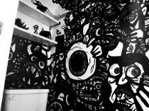 draw graffiti, wall art