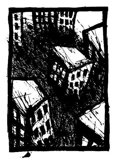 expression art, nightmare city