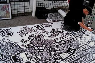 graffiti drawing,street artist