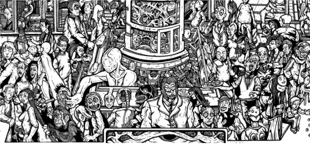 line art drawings, comic book blogs