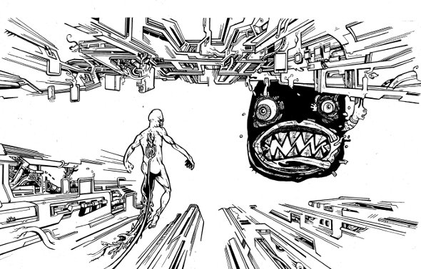 monster drawings,