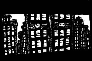 New York Drawings,pen and ink artwork,urban art