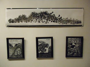 pen drawings, comic book art