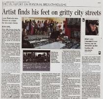 Mike Parsons, sidewalk artist, Toronto Star