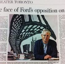 Mike Parsons, Comic murals, Toronto Star