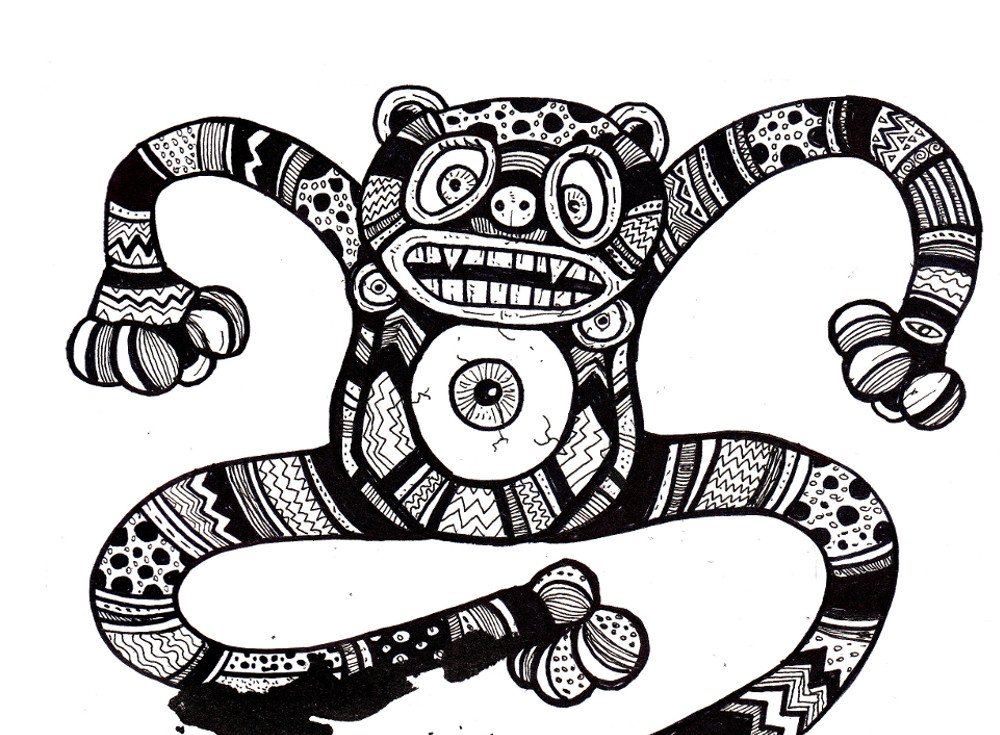 Cute Monsters, Japanese Drawings