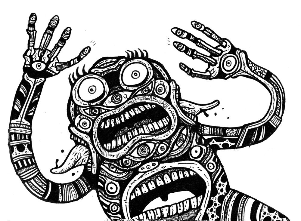Cute Monsters, Japanese Drawings
