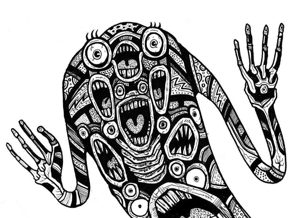 Cute Monsters, Japanese Drawings
