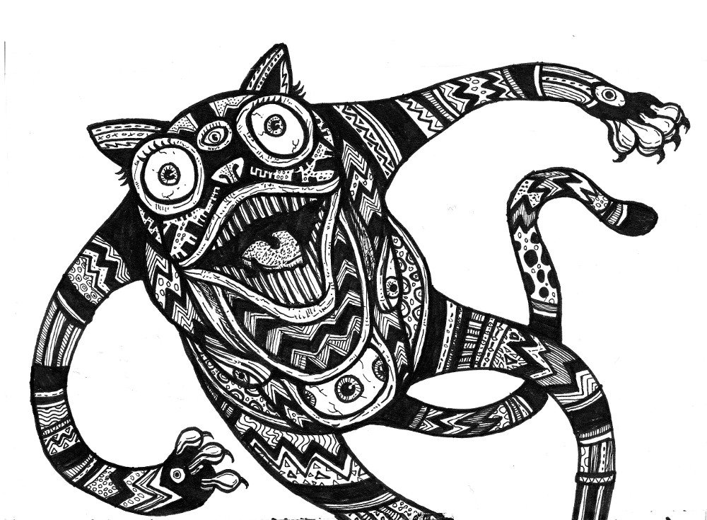 Cute Monsters, Japanese Drawings