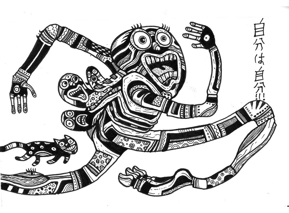 Cute Monsters, Japanese Drawings