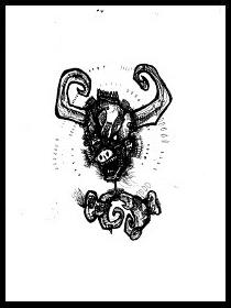 dark drawings,bull