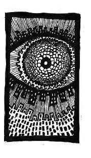 existential art, spiral city, ink drawings