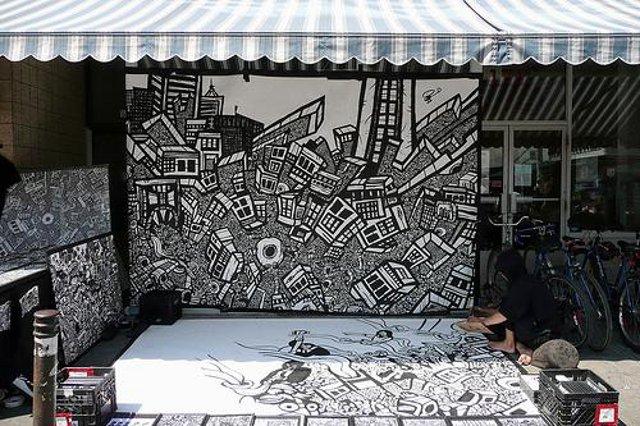 graffiti styles, sidewalk paintings graffiti styles, sidewalk paintings