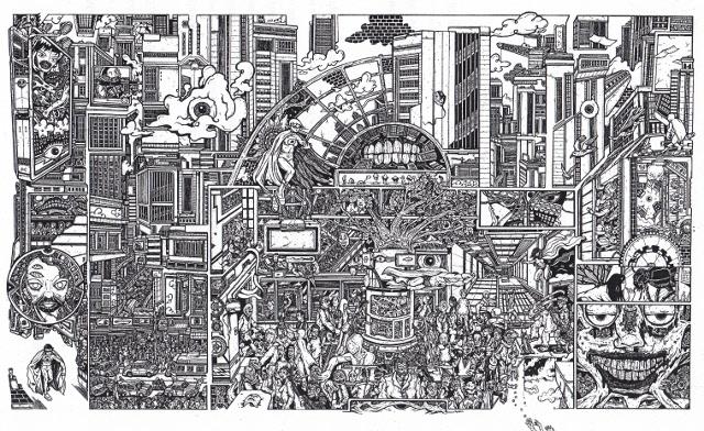 line art drawings, comic book blogs