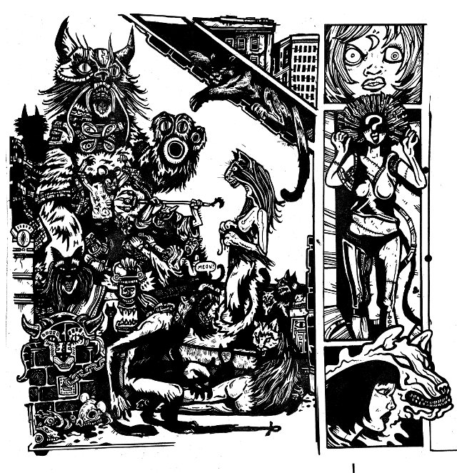 manga monsters, cult drawings