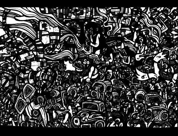 music artwork, comic books