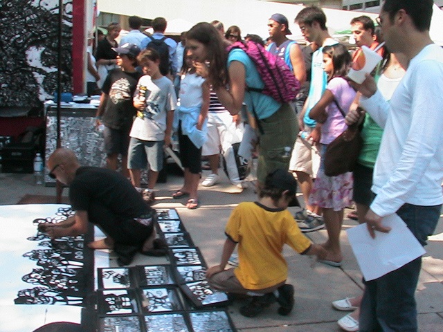 outdoor art display,  