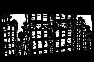 New York Drawings,pen and ink artwork,urban art