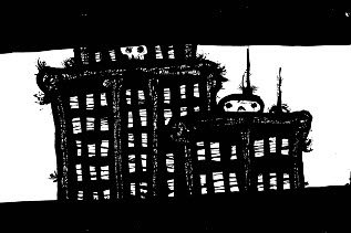 New York Drawings,pen and ink artwork, gothic art