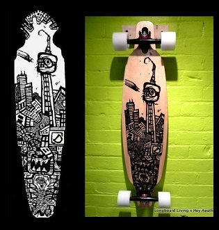 skateboard art