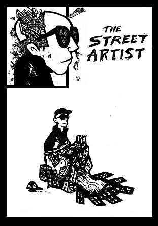 street art comics, comic book characters